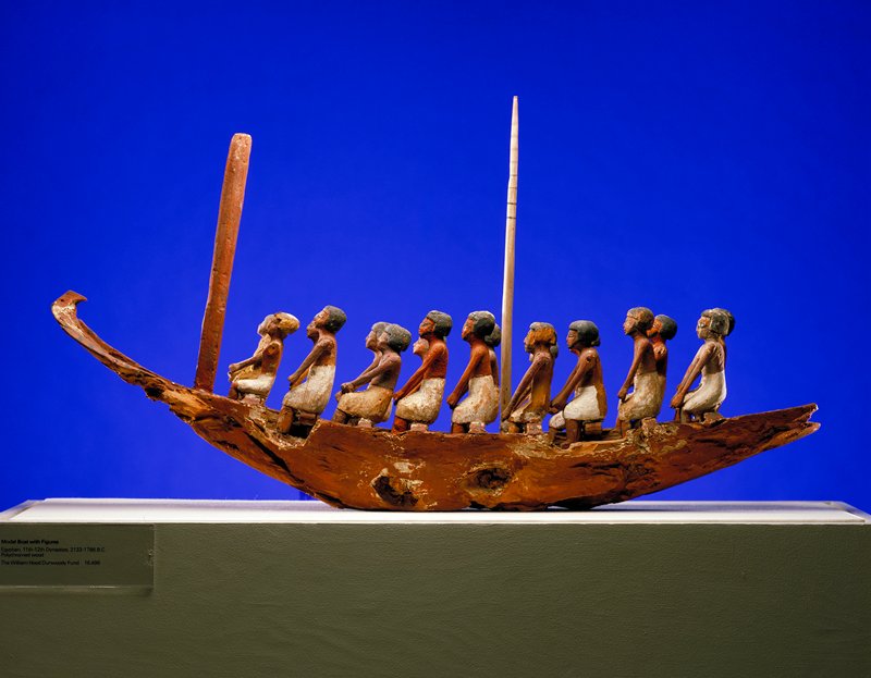 Model Boat and Figures