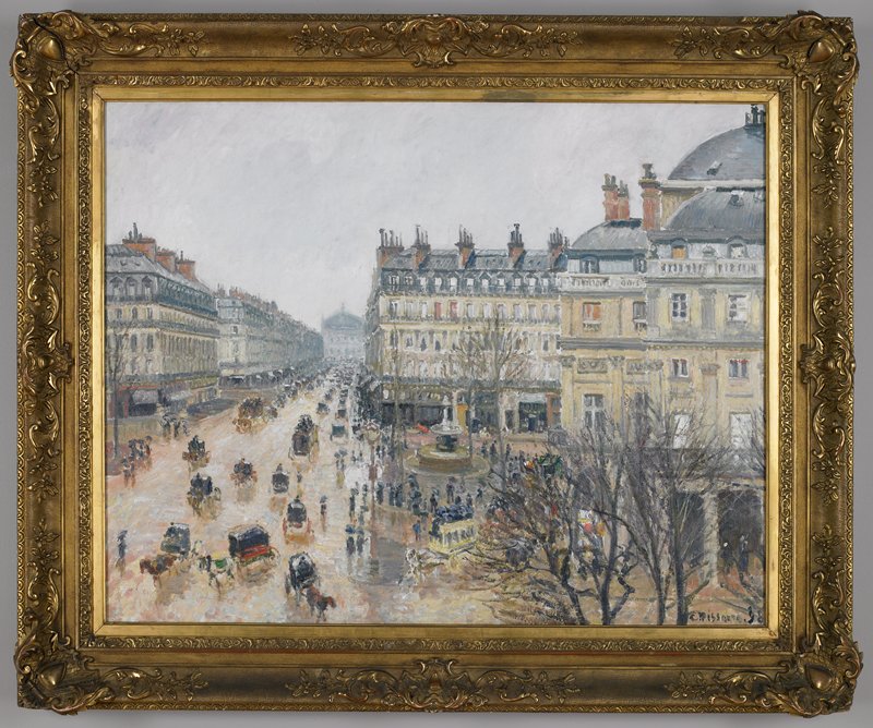 Place du Théâtre Français, Paris: Rain