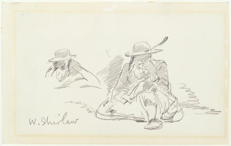 Sketch made on Indian Reservation, Montana