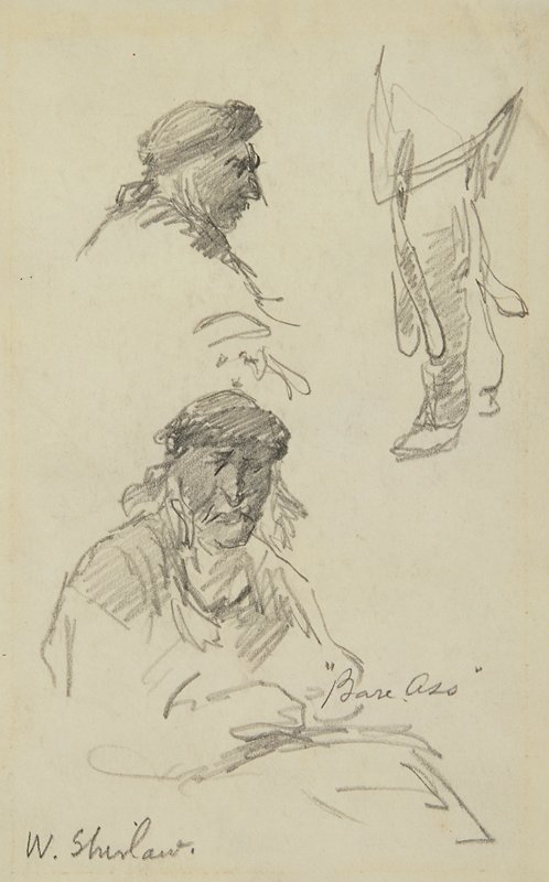 Sketch made on Indian Reservation, Montana
