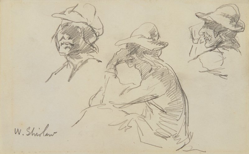 Sketch made on Indian Reservation, Montana