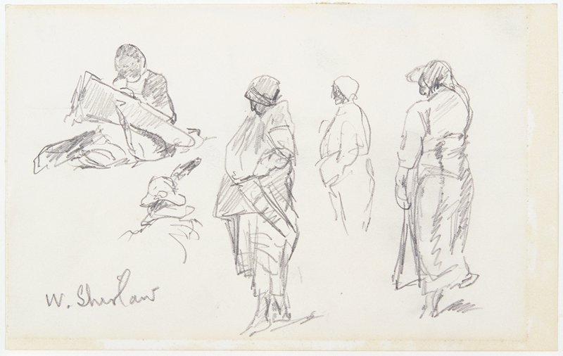 Sketch made on Indian Reservation, Montana