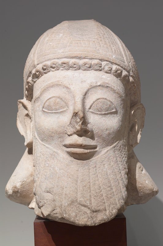 Head of a Votary from the Temple of Golgoi
