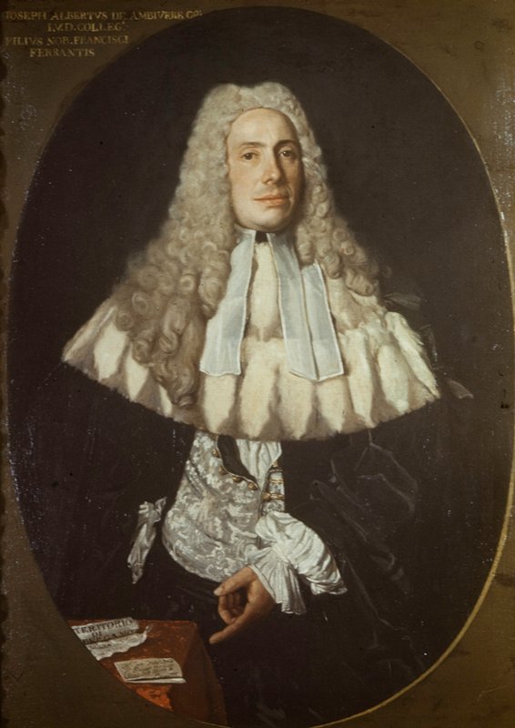 Portrait of Giuseppe Alberto de Ambiveri, Vicar of the Mines of Bergamo