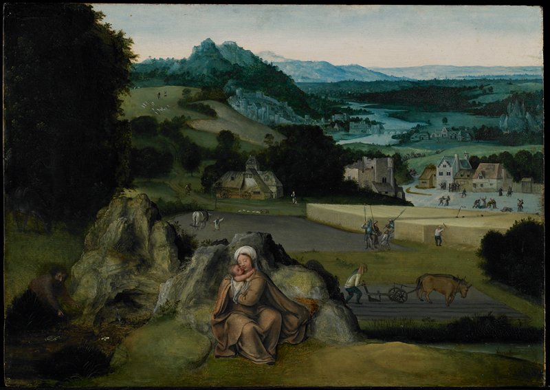Rest on the Flight into Egypt and the Miraculous Field of Wheat