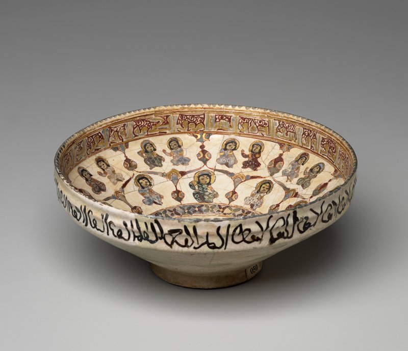 Bowl with Courtly Scene