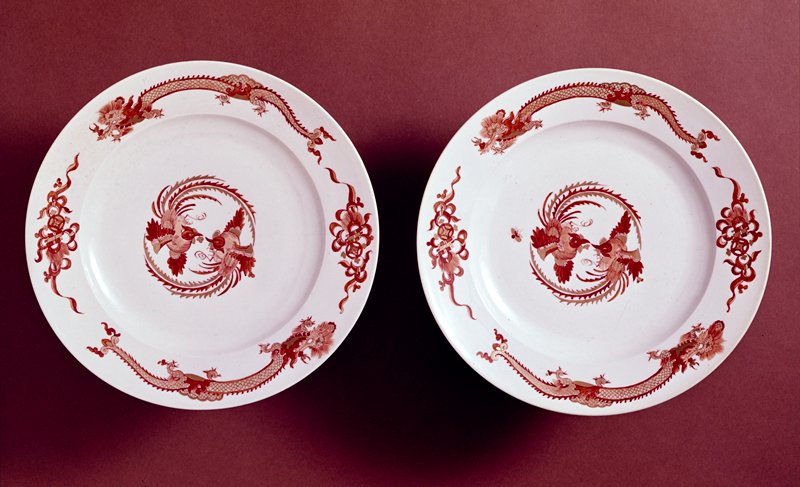 Plate, one of a pair
