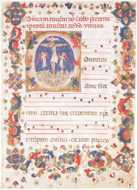 Crucifixion with a Crowd of Supplicants