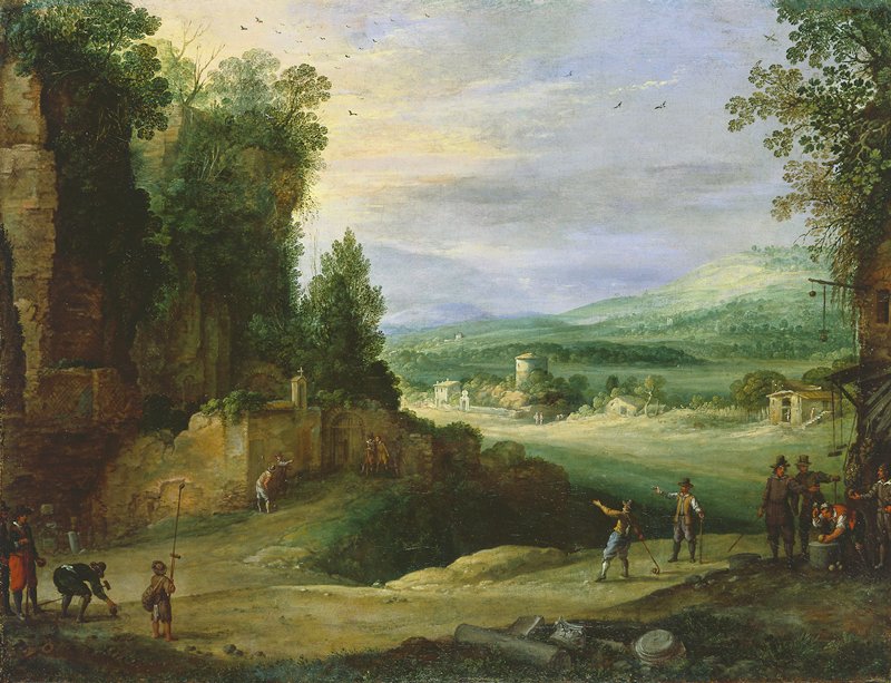 Landscape with Men Playing 'Mail à la Chicane'