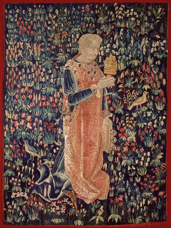 One of the Three Magi on a Millefleurs Ground