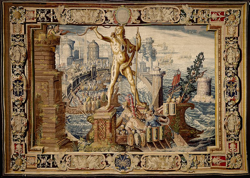 The Queen’s Entry into the Harbor of Rhodes