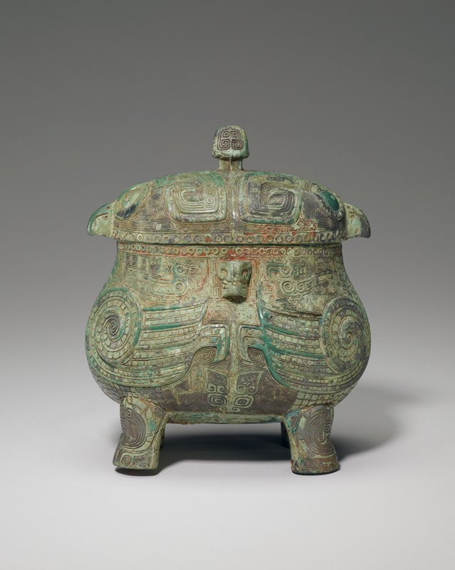 You wine vessel in double-owl shape