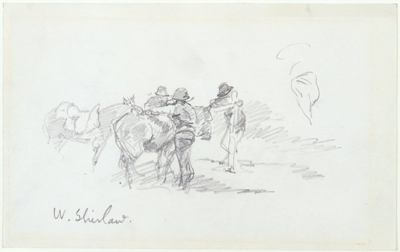 Sketch made on Indian Reservation, Montana