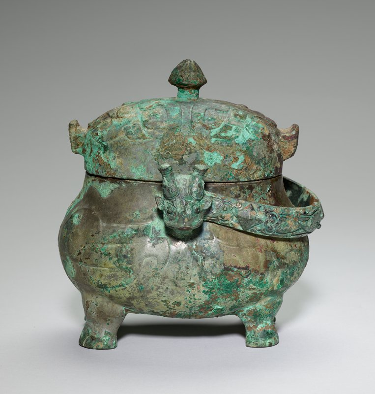 Wine vessel in double owl shape