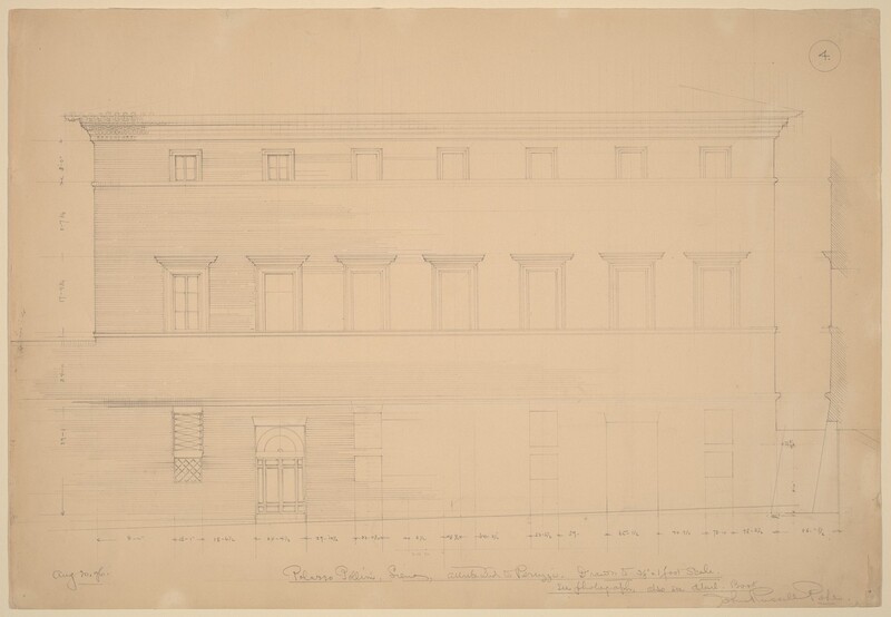 Palazzo Pollini, Siena, Attributed to Peruzzi