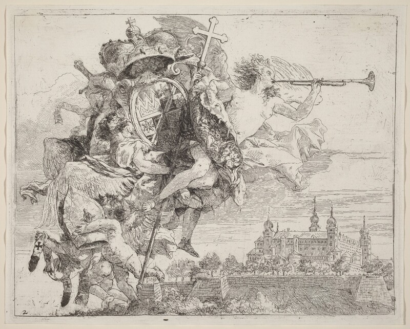 Arms of Karl Philip von Greiffenklau, Prince-Bishop of Wurzburg