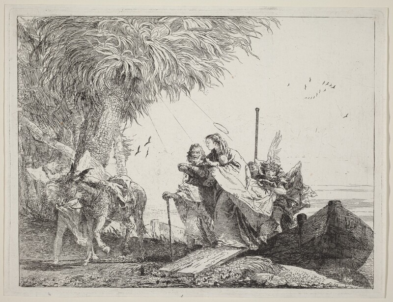 The Holy Family Disembarking