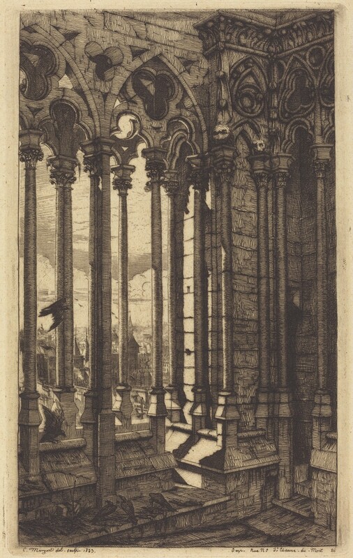 La galerie Notre-Dame, Paris (The Gallery of Notre Dame, Paris)