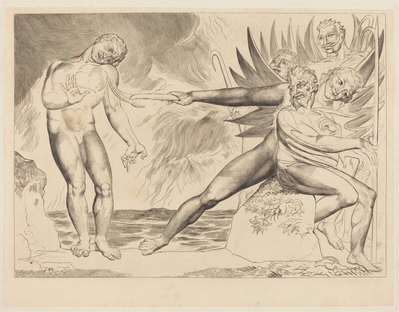 The Circle of the Corrupt Officials; the Devils Tormenting Ciampolo