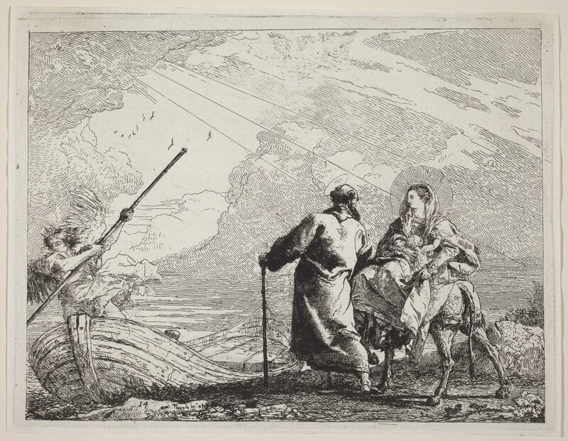 The Holy Family at the Bank of the River