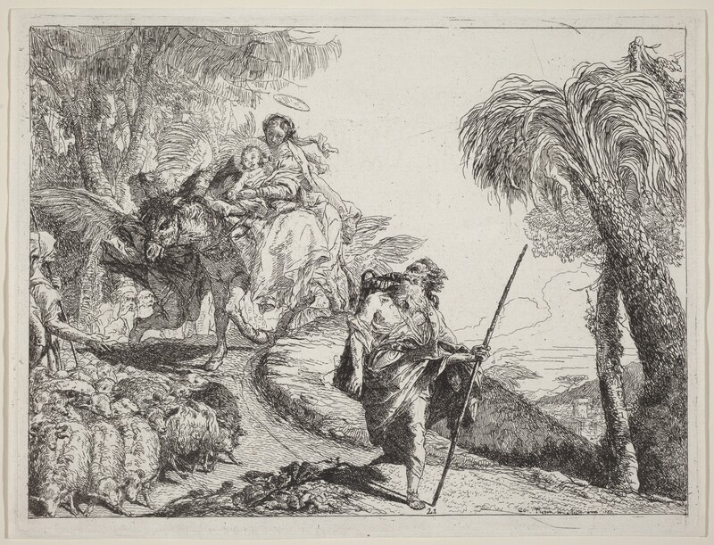 The Flight with Joseph in the Foreground