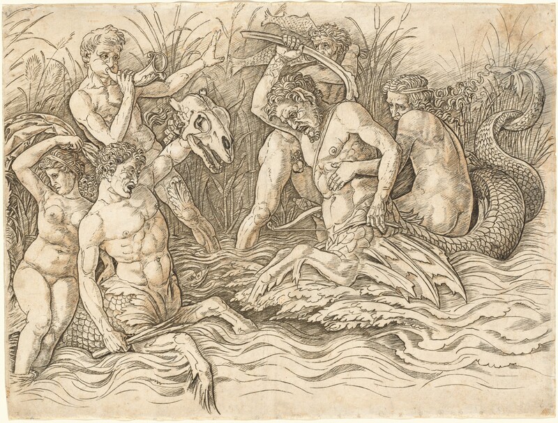 Battle of the Sea Gods [right half]