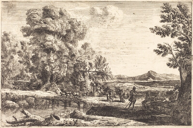Rebecca and Eliezer (Le pont de bois)