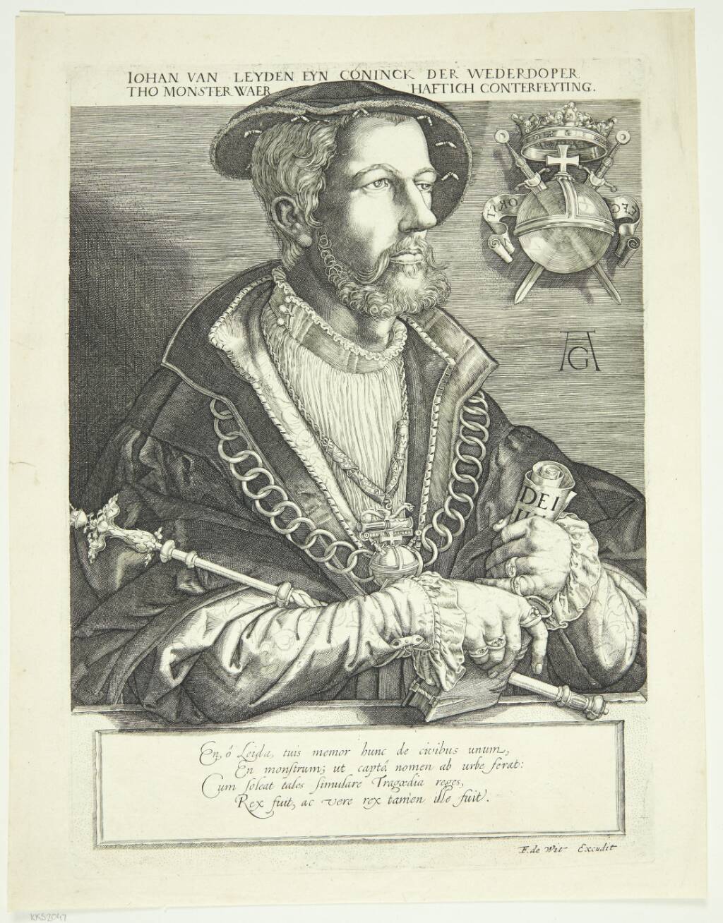 Portræt af Jan Bockelson van Leiden