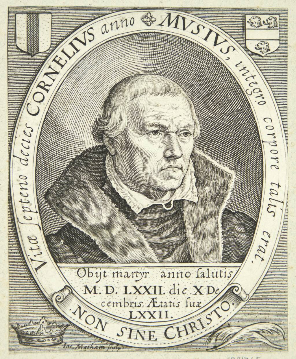 Portræt af Cornelis Musius