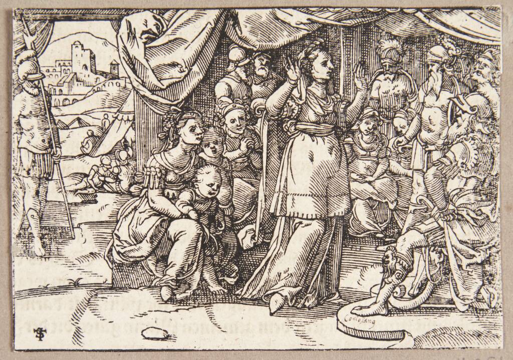Veturia og Volumnia beder Coriolanus om at skåne Rom