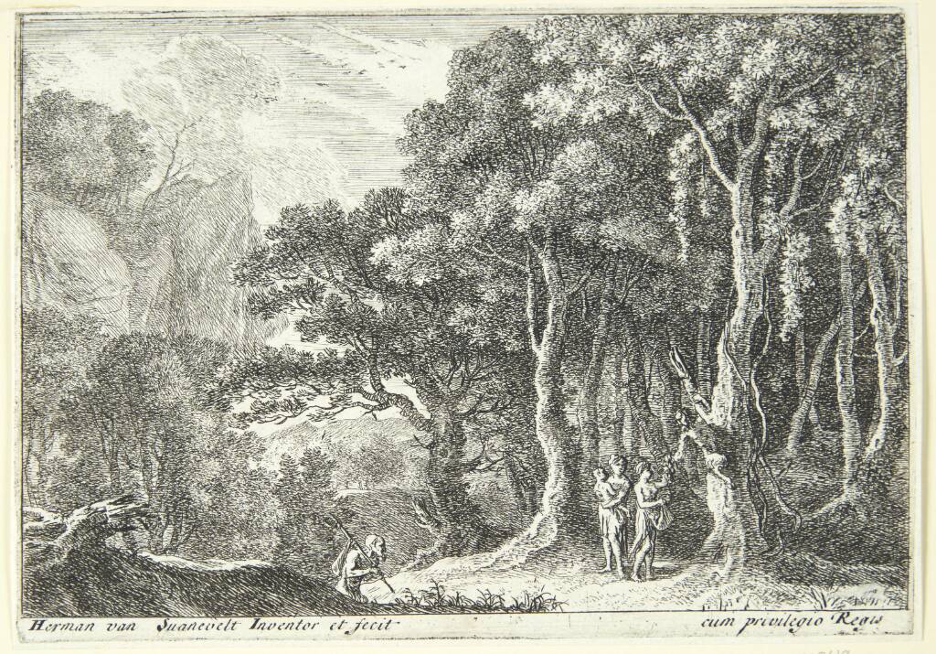 Satyrer samler frugt
