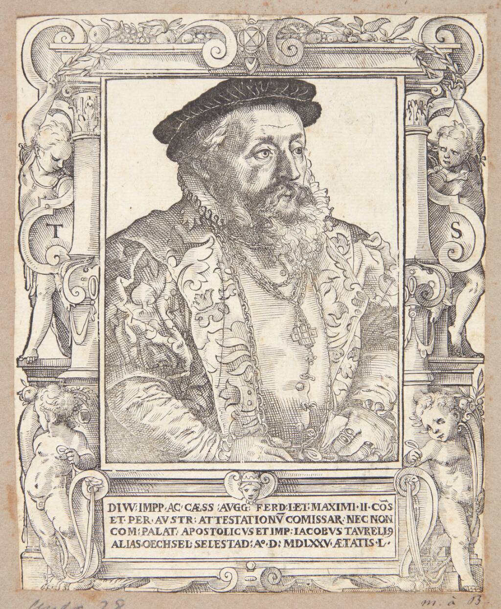 Portræt af Jacob Taurellus (Oechsel)