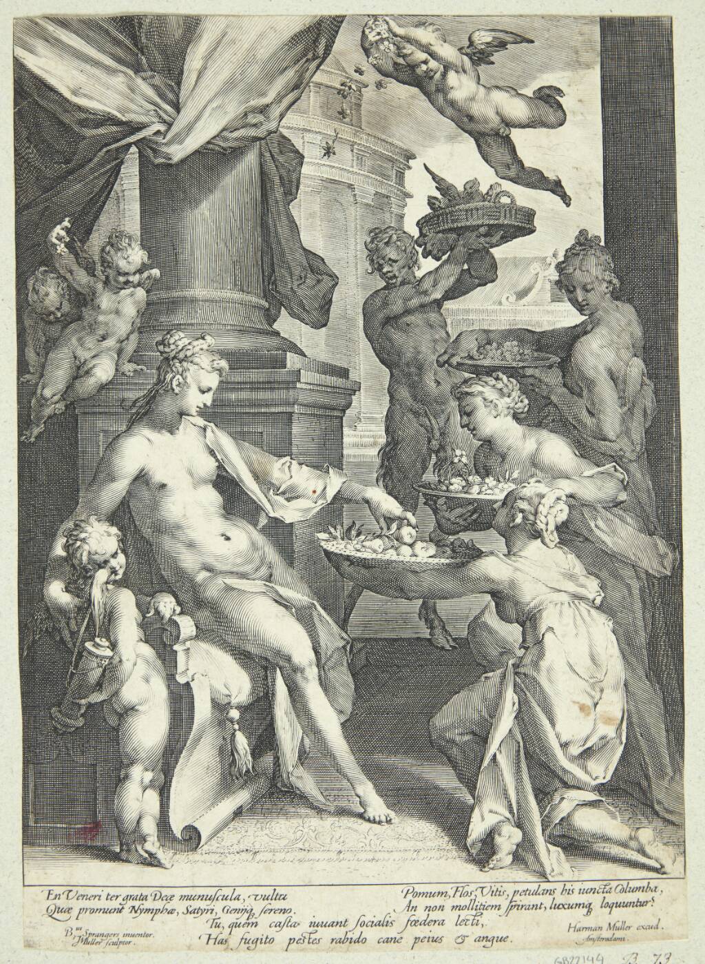 Venus æret af nymferne