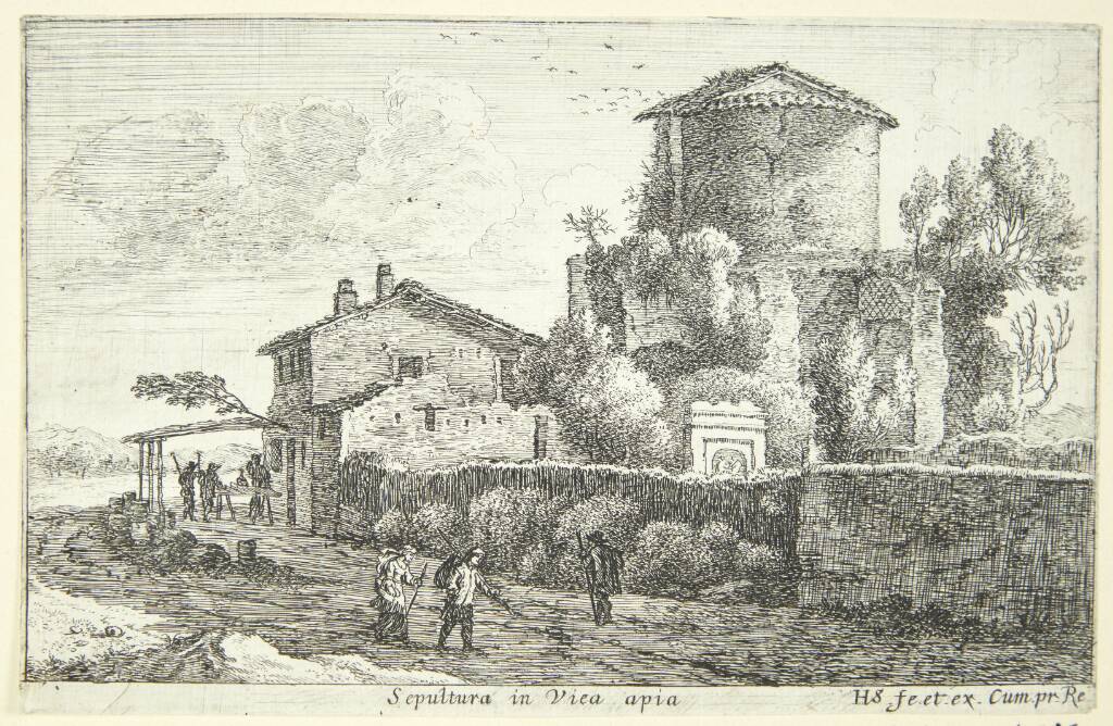 Gravsted på Via Appia