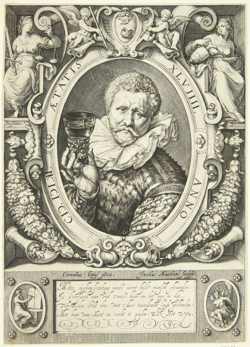 Portræt af Vincent Jacobsz. Coster
