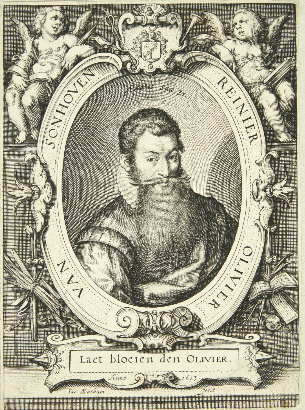 Portræt af Reinier Olivier van Sonhoven