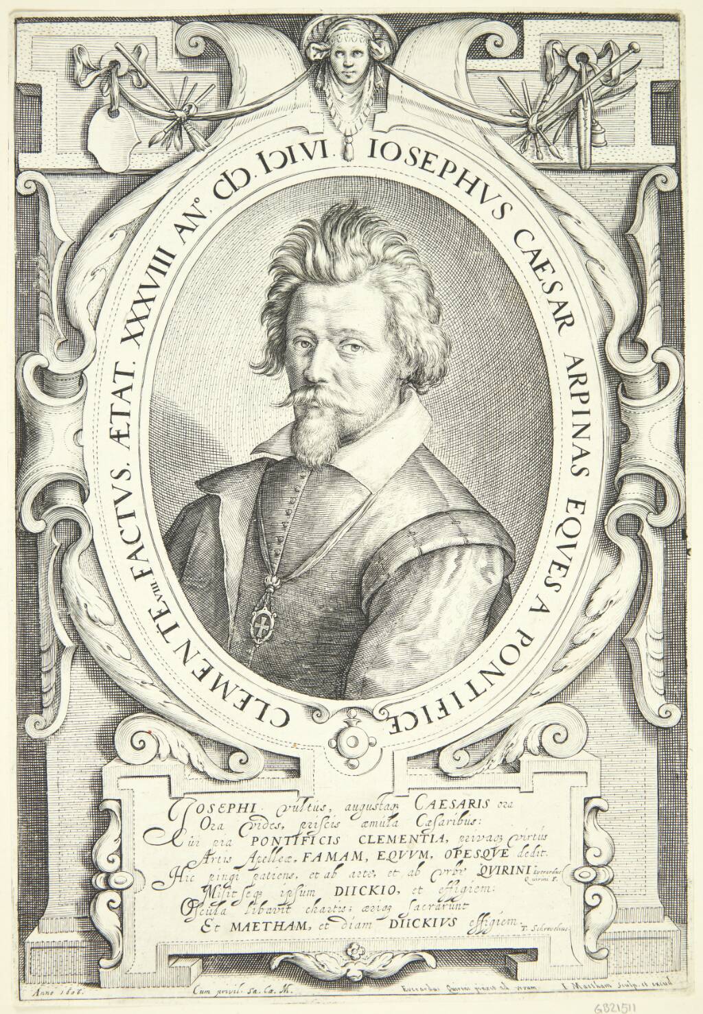 Portræt af Giuseppe Cesari