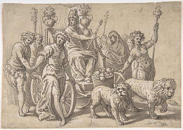 The Triumph of Cybele, after Paolo Fiammingo's "Triumph of Earth"