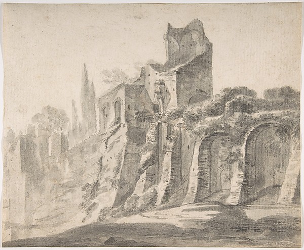 Ruins on the Palatine in Rome