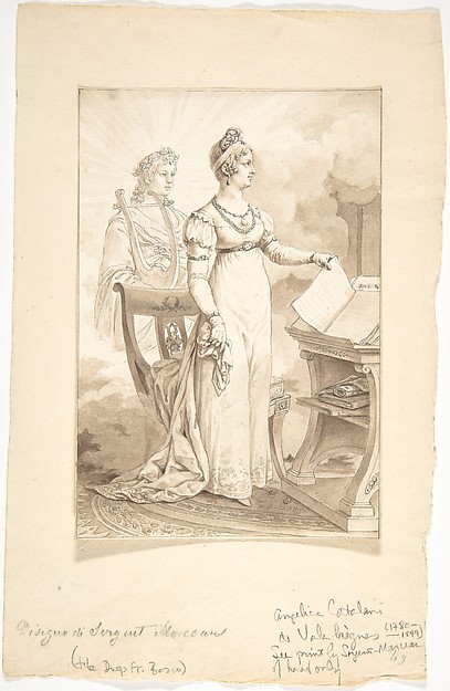 Portrait of Angelica Catalani de Valabrègue