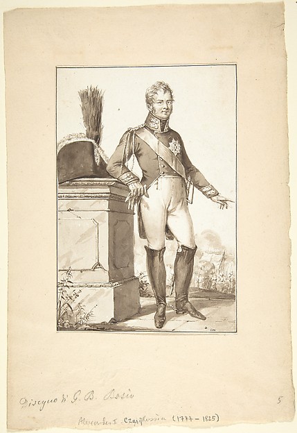 Portrait of Alexander I, Czar of Russia