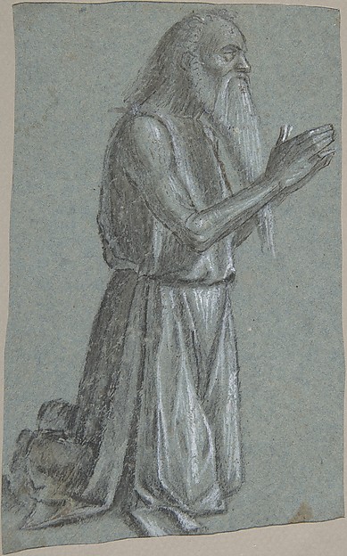 Saint Jerome (recto); Soldier with a Spear (verso)