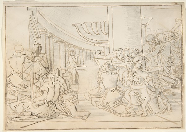 Congregation in a Temple