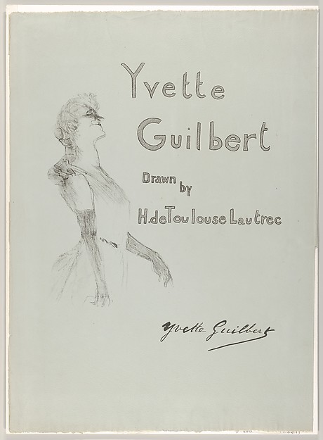 Cover - Yvette Guilbert