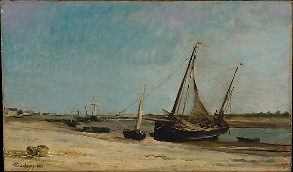 Boats on the Seacoast at Etaples