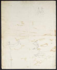 Six Drawings of Figures with Outstretched Arms