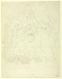 Sketch for ‘The Four and Twenty Elders Casting their Crowns before the Divine Throne’. Verso: Standing Figure with Arms at his Side