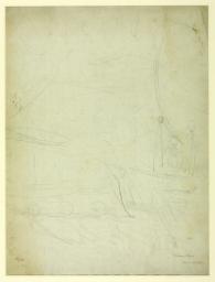 Composition Sketch, Possibly a Subject from Dante. Verso: A Man Standing over a Figure Reclining on a Bed