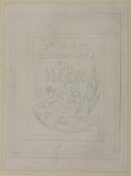 Tracing of Title-Page of Blake’s ‘Book of Job’