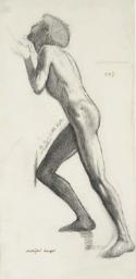Nude Study of Knight for ‘The Merciful Knight’